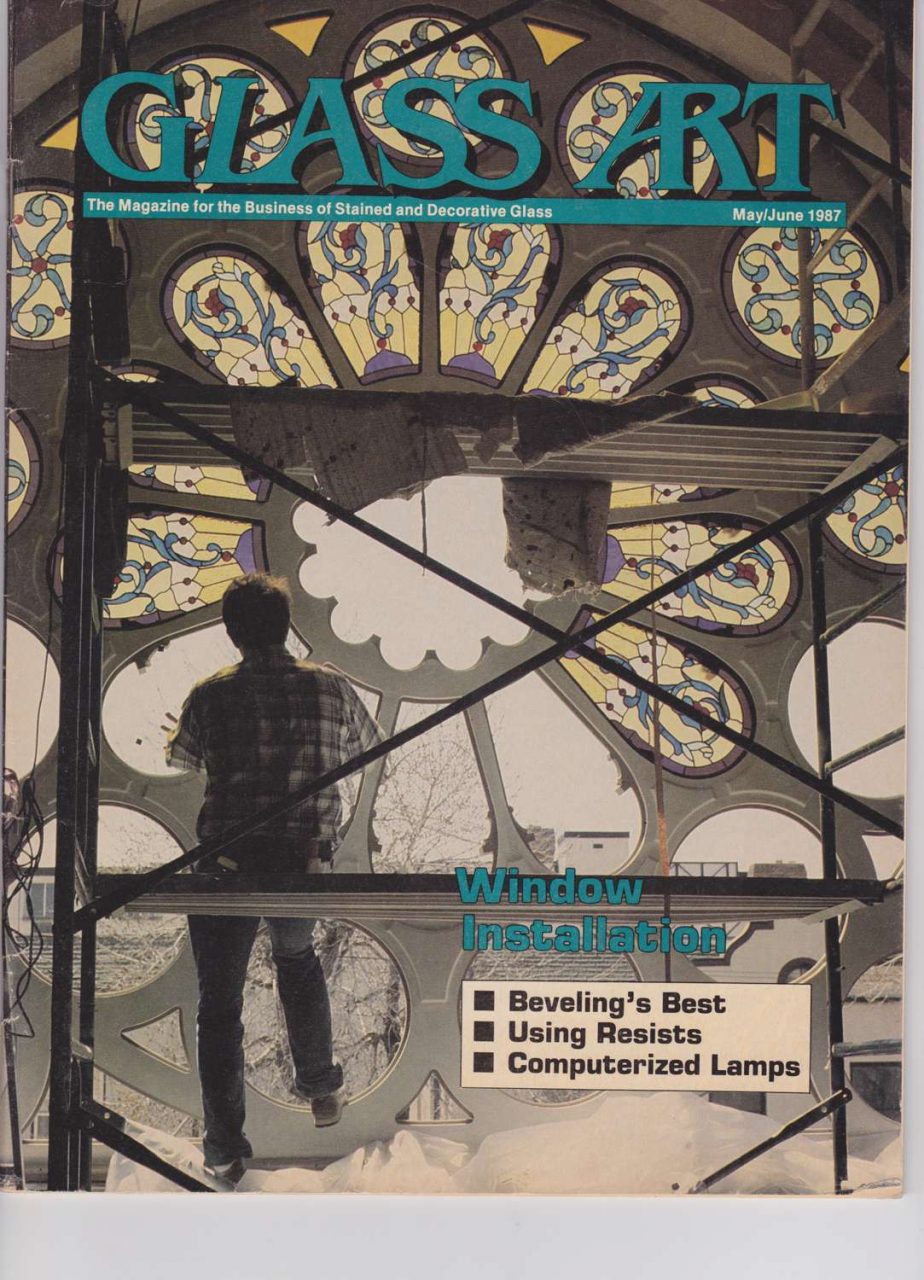 Glass Art Magazine, page 1 Watkins Stained Glass