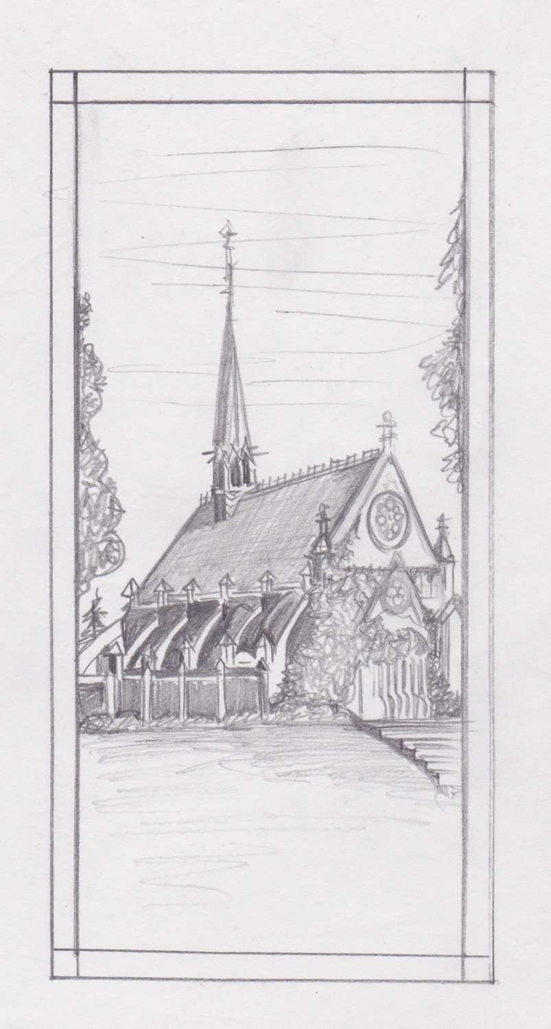 Fairmount Mausoleum sketch
